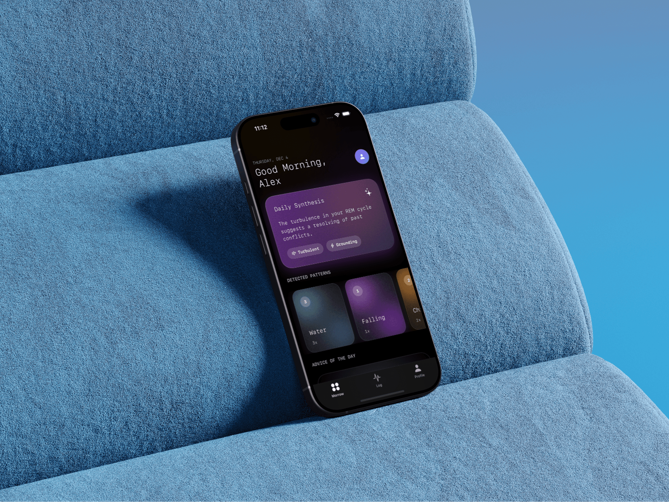 Morrow App Interface Mockup